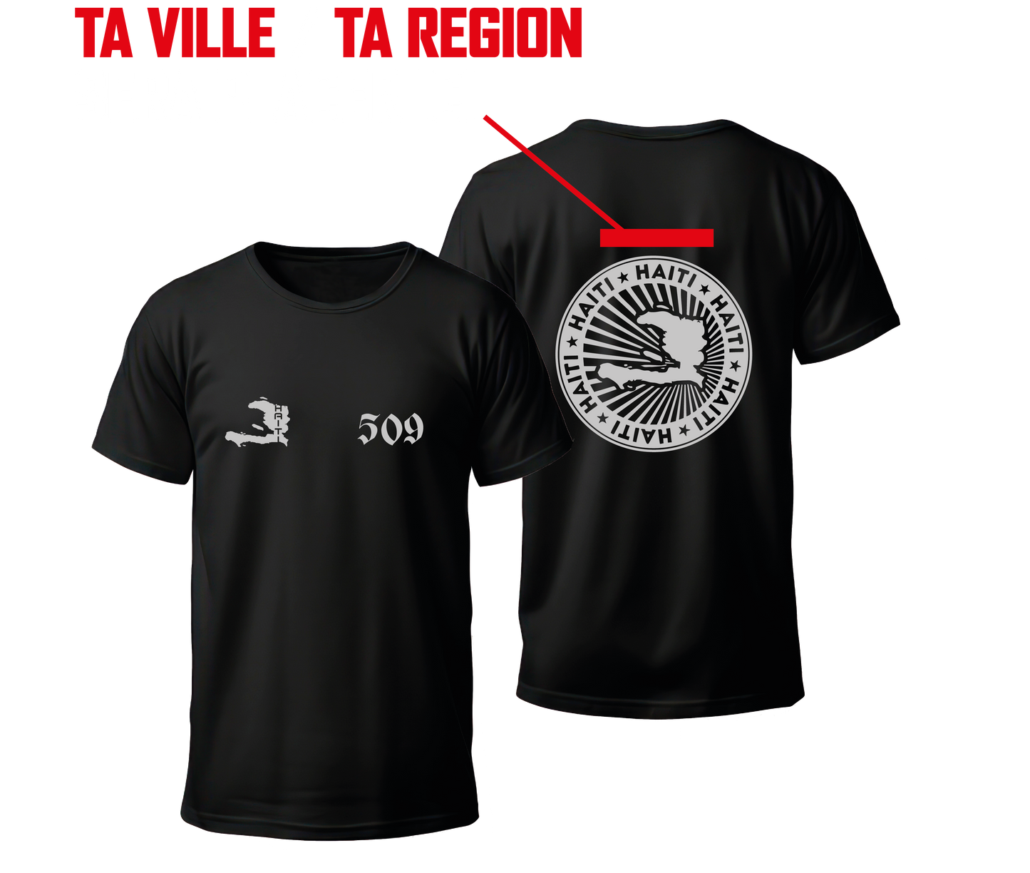 MAILLOT HAITI + 1 PERSO
