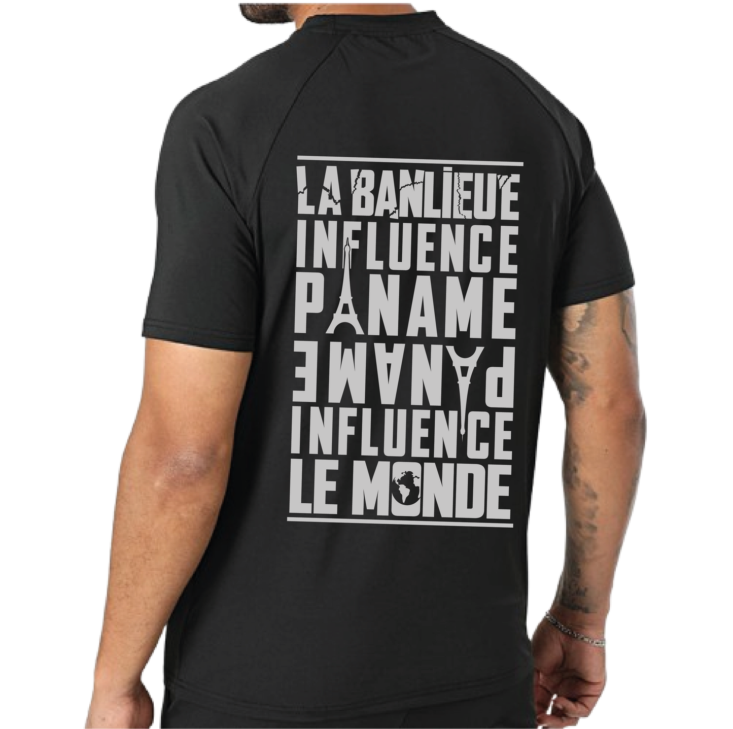 Maillot Noire Psg Réfléchissant +1 PERSO