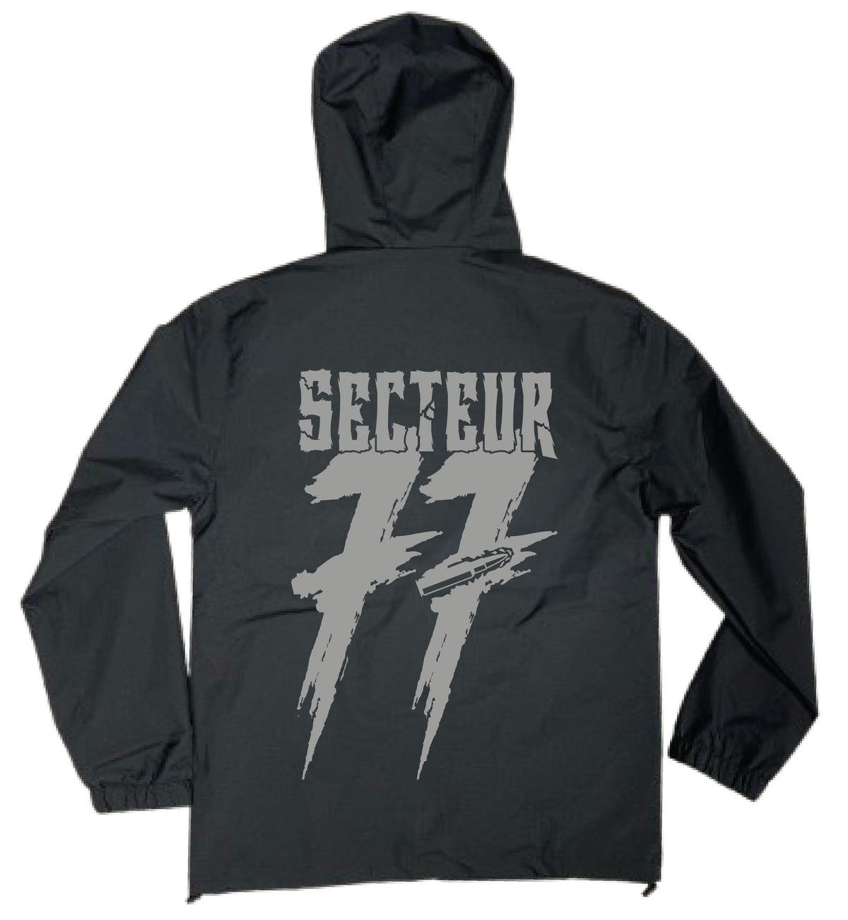 VESTE NOIRE 77 +1 PERSO