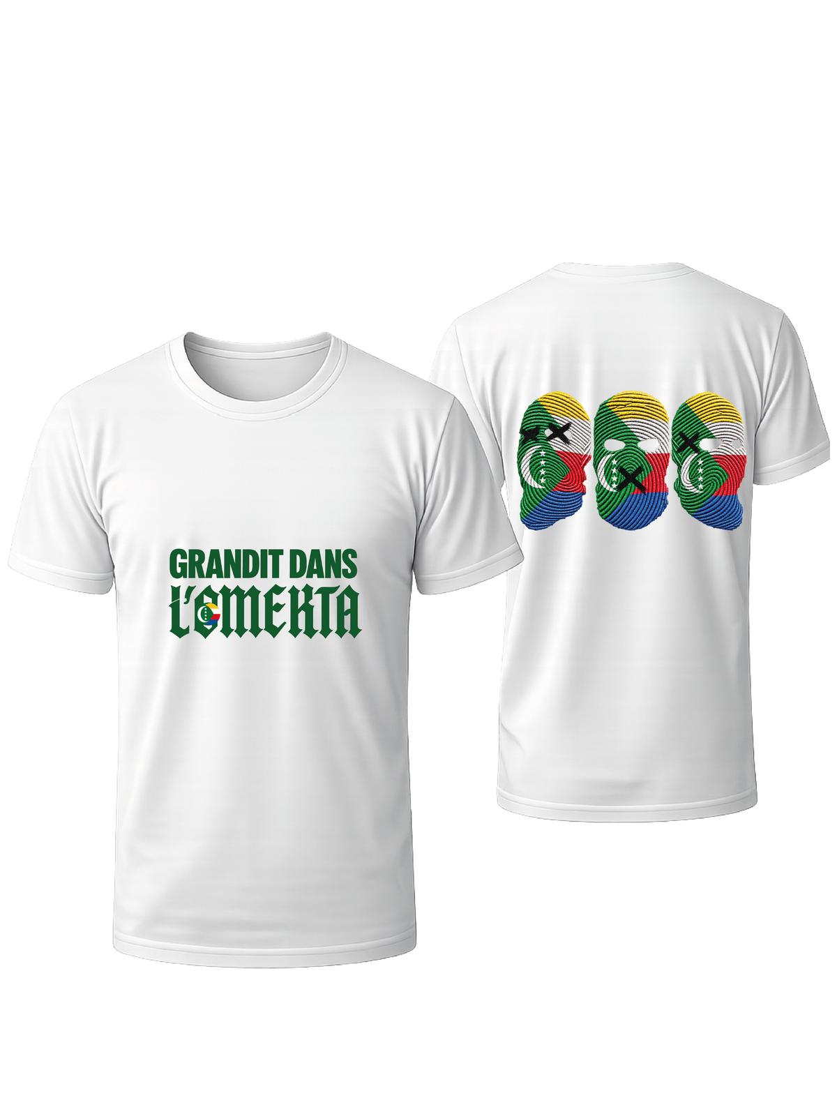 TSHIRT BLANC OVRERSIZE ➡️ OMERTA X COMORES