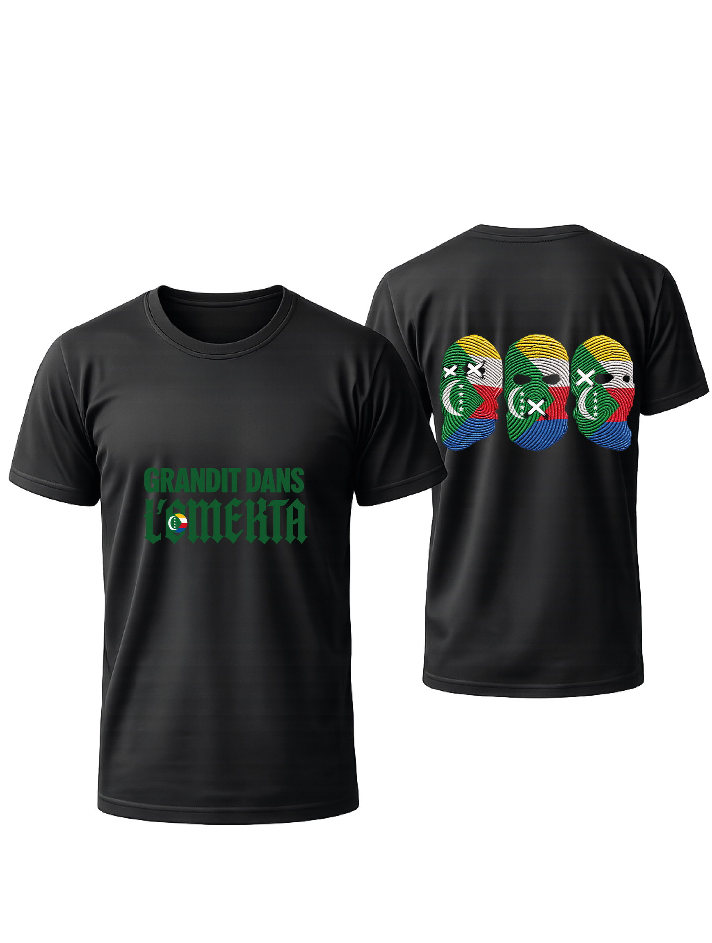 TSHIRT NOIR OVRERSIZE ➡️ OMERTA X COMORES