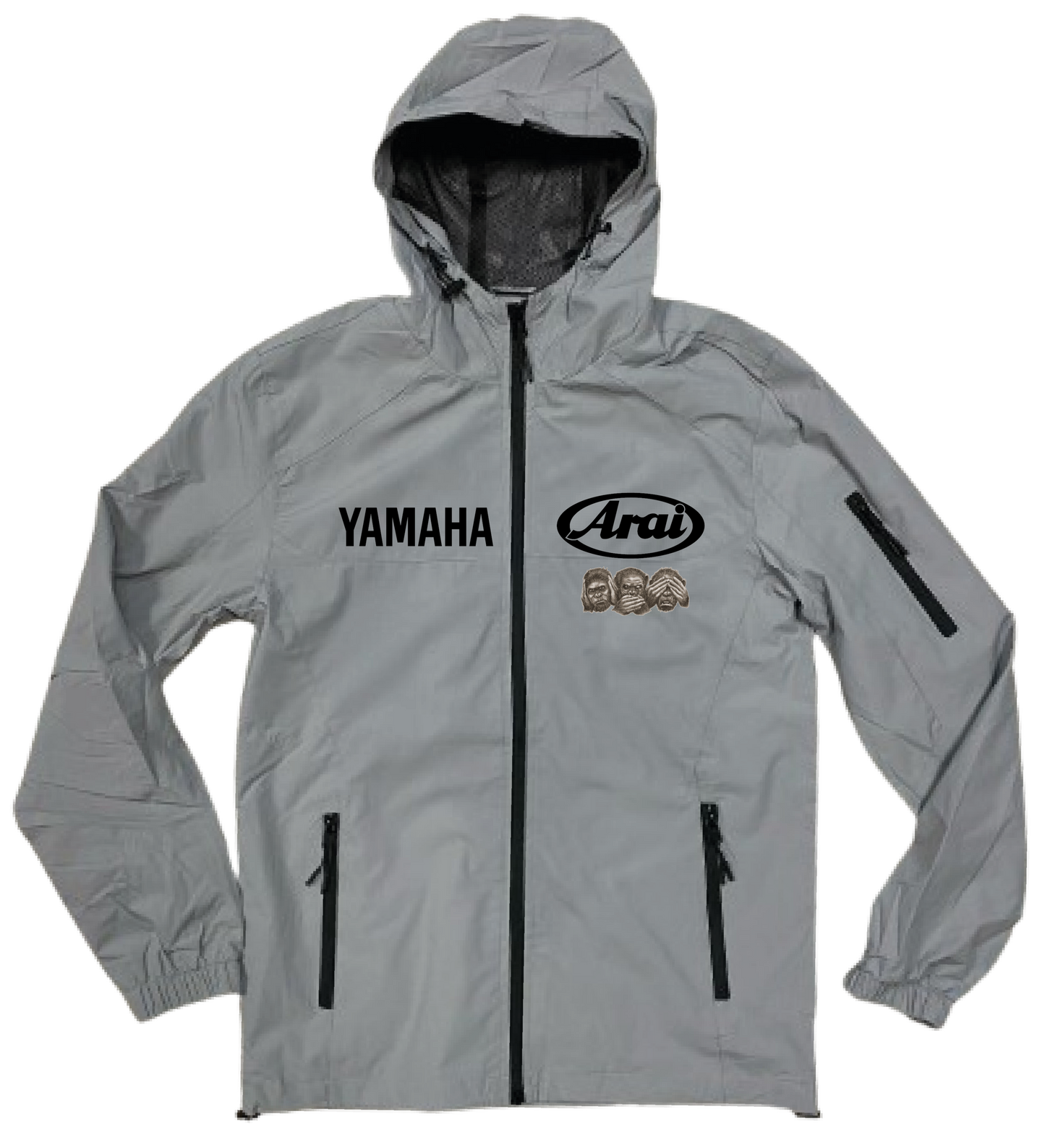 Veste Gris Arai x 3 Singes + 1 PERSO