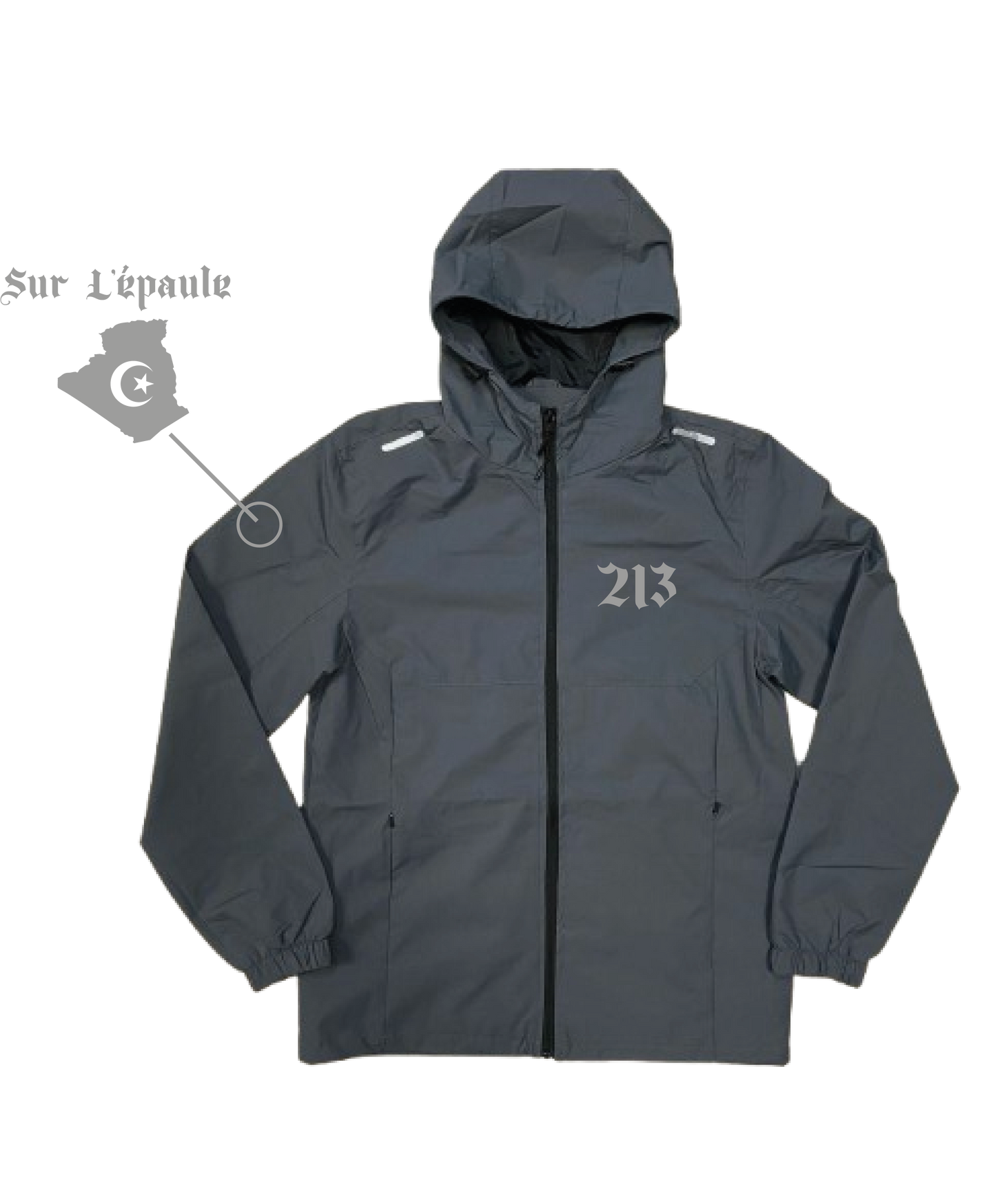 Veste Gris Nardo Algerie + 2 PERSO