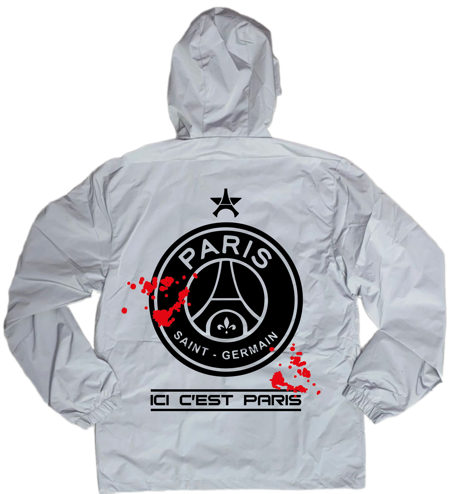 Veste Grise Psg #SANG🩸 +1 PERSO