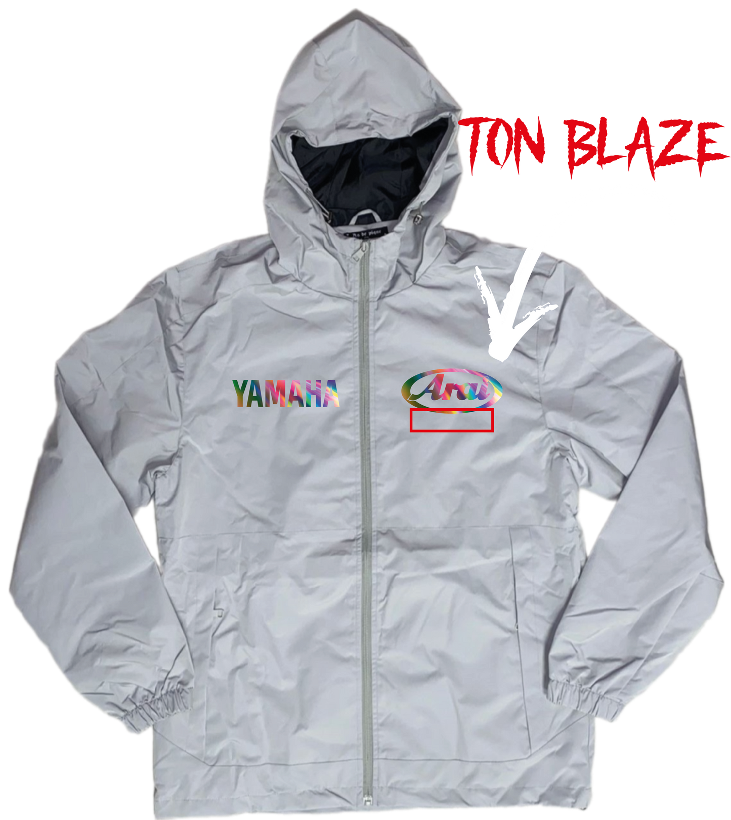 Veste Grise YAMAHA X Ton Département REFLEX + 3 PERSO 🌟