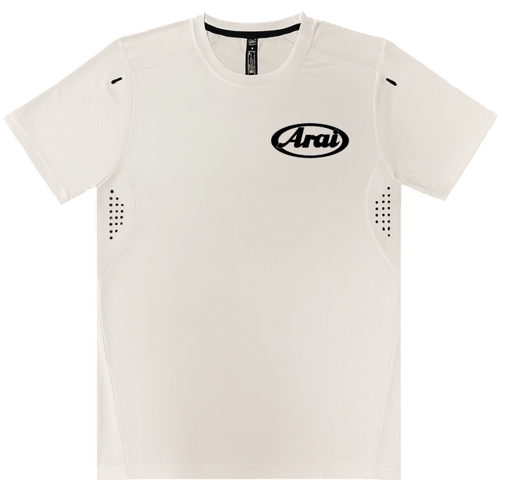 Maillot Blanc ARAI Réfléchissant 🏷️FLEX PROMO 🏷️