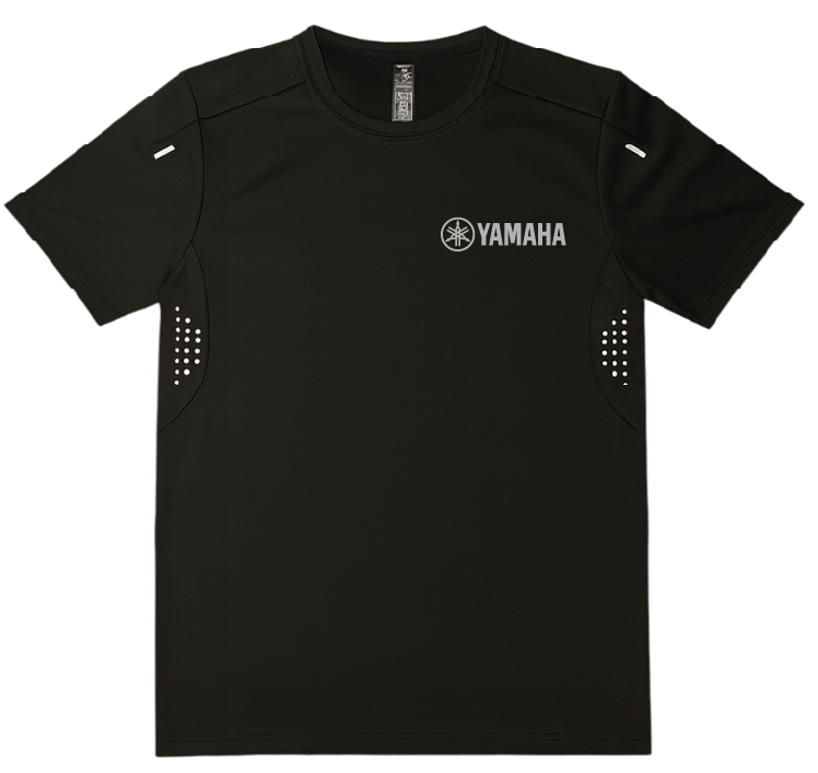 Maillot Noir Yamaha Réfléchissant 🏷️FLEX PROMO 🏷️