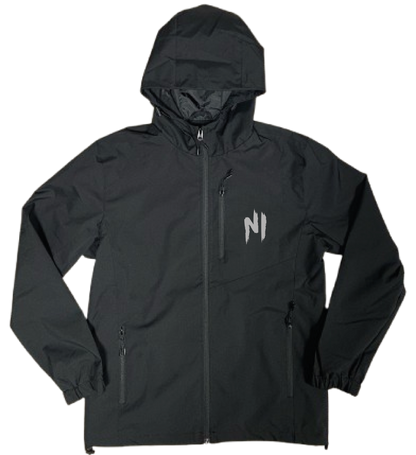 Veste Noire M.I.L.S réfléchissante + 1 PERSO