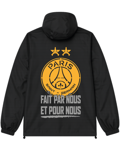 Veste Noire PSG #FAIT PAR NOUS + 2 PERSO