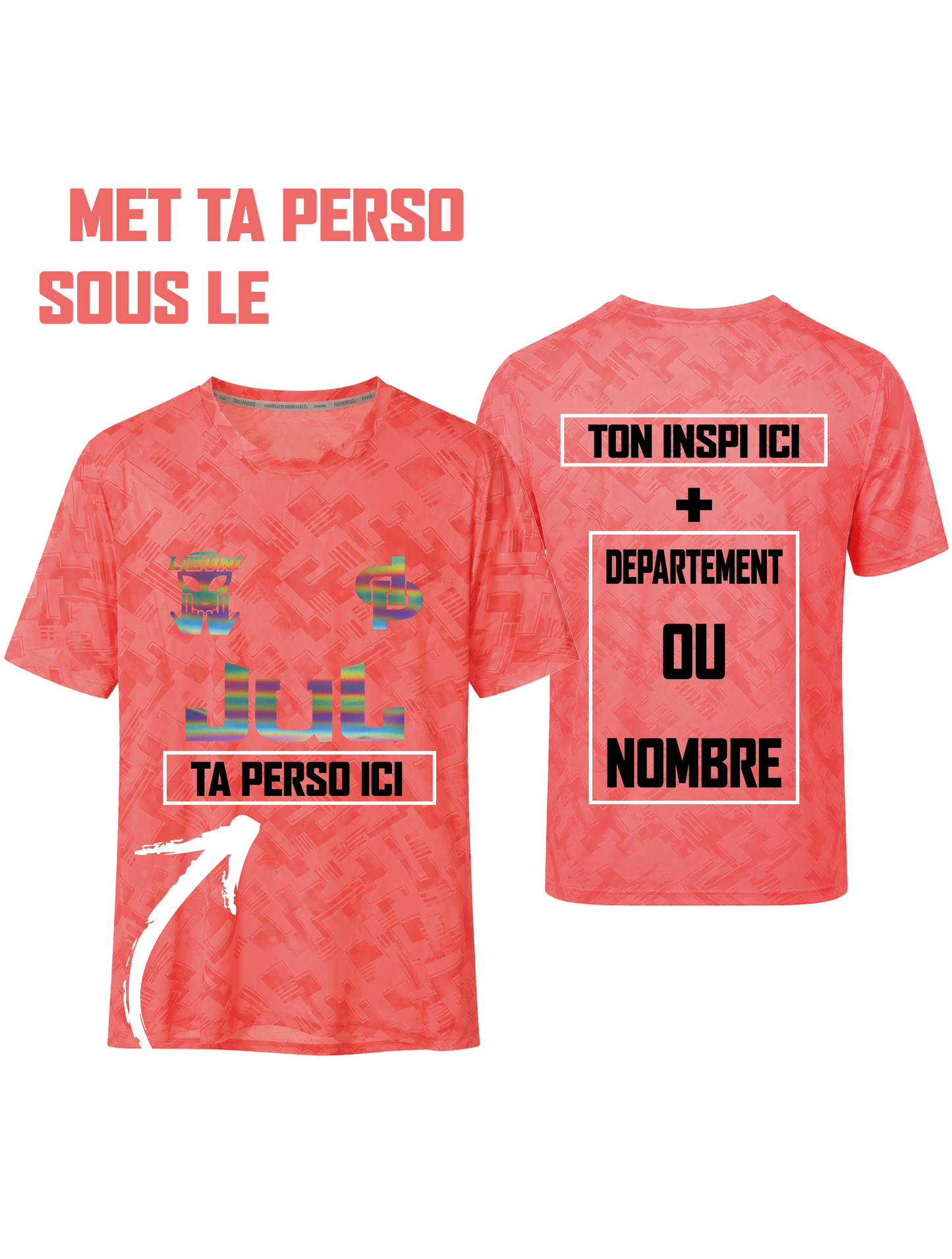 MAILLOT 🌈 REFLICHISSANT JUL + TON INSPI