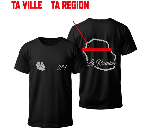 MAILLOT LA REUNION + 1 PERSO