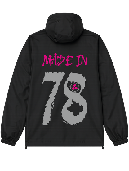 VESTE NOIRE/ROSE réfléchissante  78 #MADE IN +2 PERSO