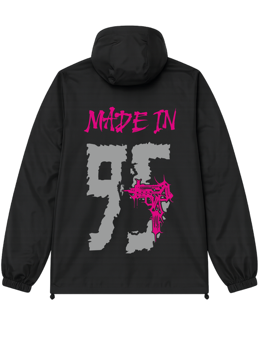 VESTE NOIRE/ROSE réfléchissante  95 #MADE IN +2 PERSO