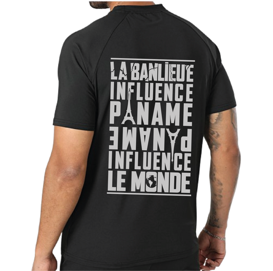 Maillot Noire Psg Réfléchissant +1 PERSO