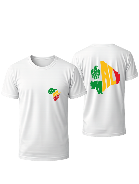 T-SHIRT BLANC OVERSIZE MALI #AFRICA
