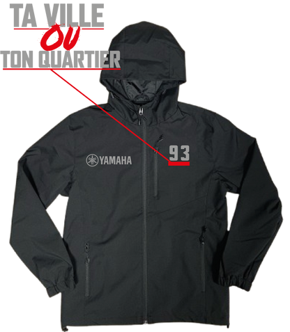 VESTE NOIRE 93 #EMPIRE +1 PERSO