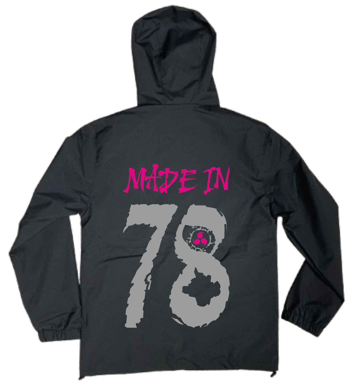 VESTE NOIRE/ROSE réfléchissante  78 #MADE IN +2 PERSO