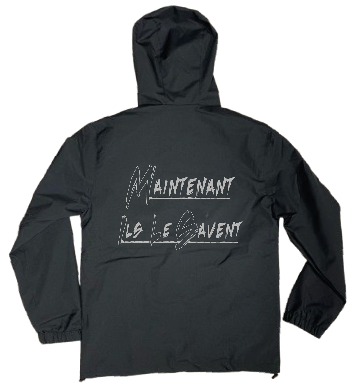 Veste Noire M.I.L.S réfléchissante + 1 PERSO
