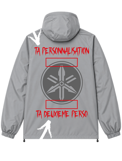 Veste GRISE CLAIRE Réfléchissante YAMFLEX + 3 PERSO