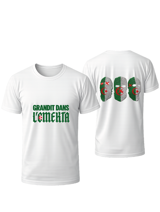 TSHIRT BLANC OVRERSIZE ➡️ OMERTA X ALGERIE