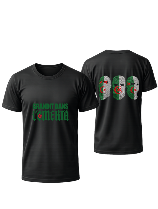 TSHIRT NOIR OVRERSIZE ➡️ OMERTA X ALGERIE