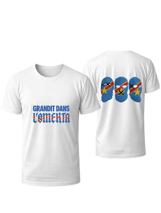 TSHIRT BLANC OVRERSIZE ➡️ OMERTA X CONGO