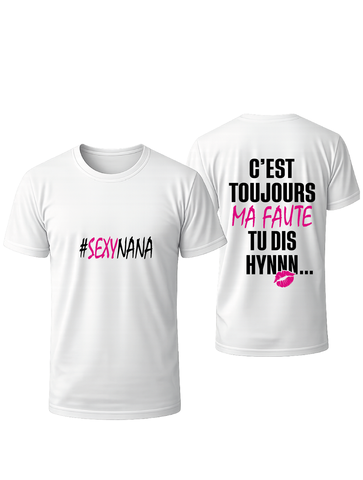 TSHIRT BLANC OVRERSIZE #SEXYNANA💋