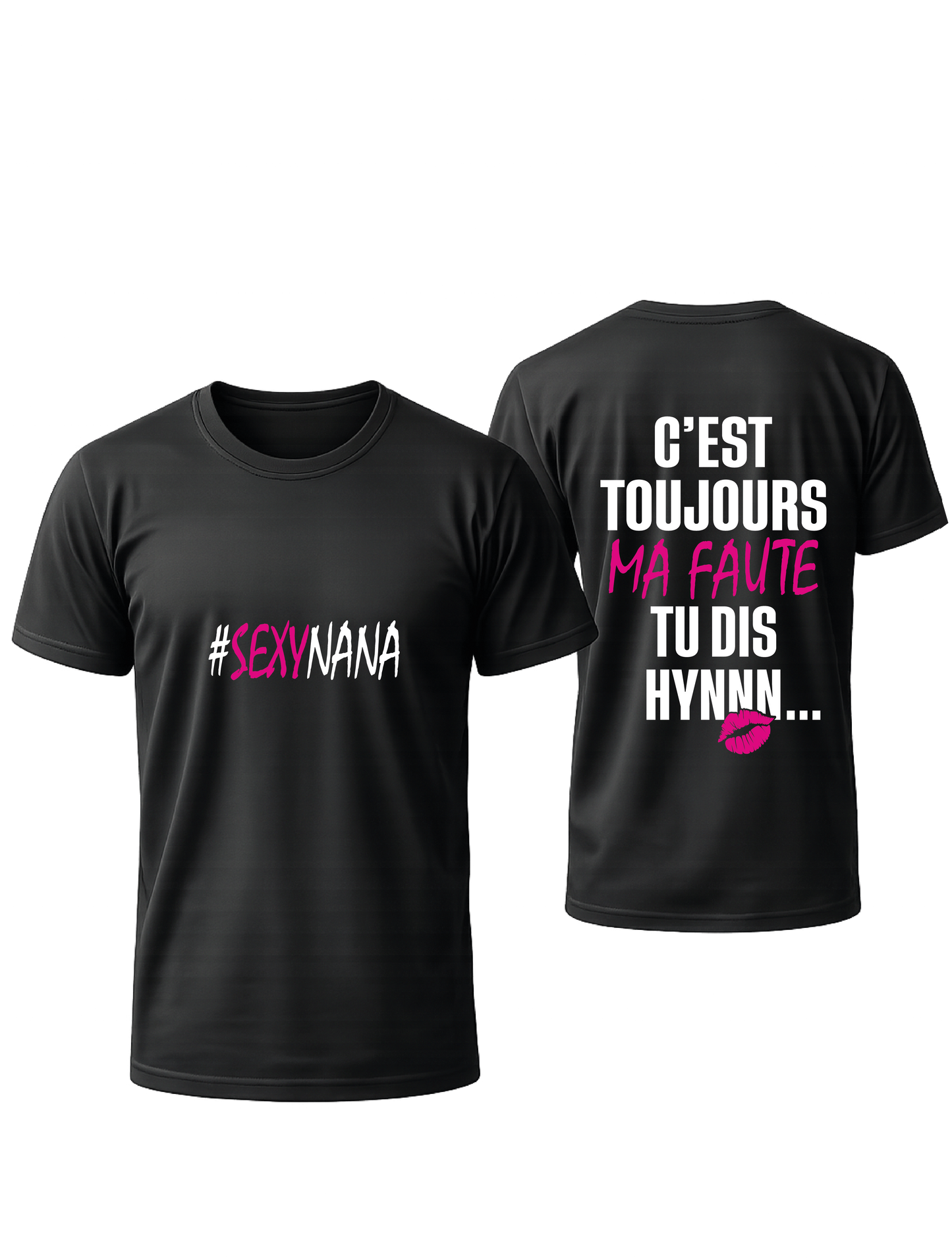TSHIRT NOIR OVRERSIZE #SEXYNANA💋