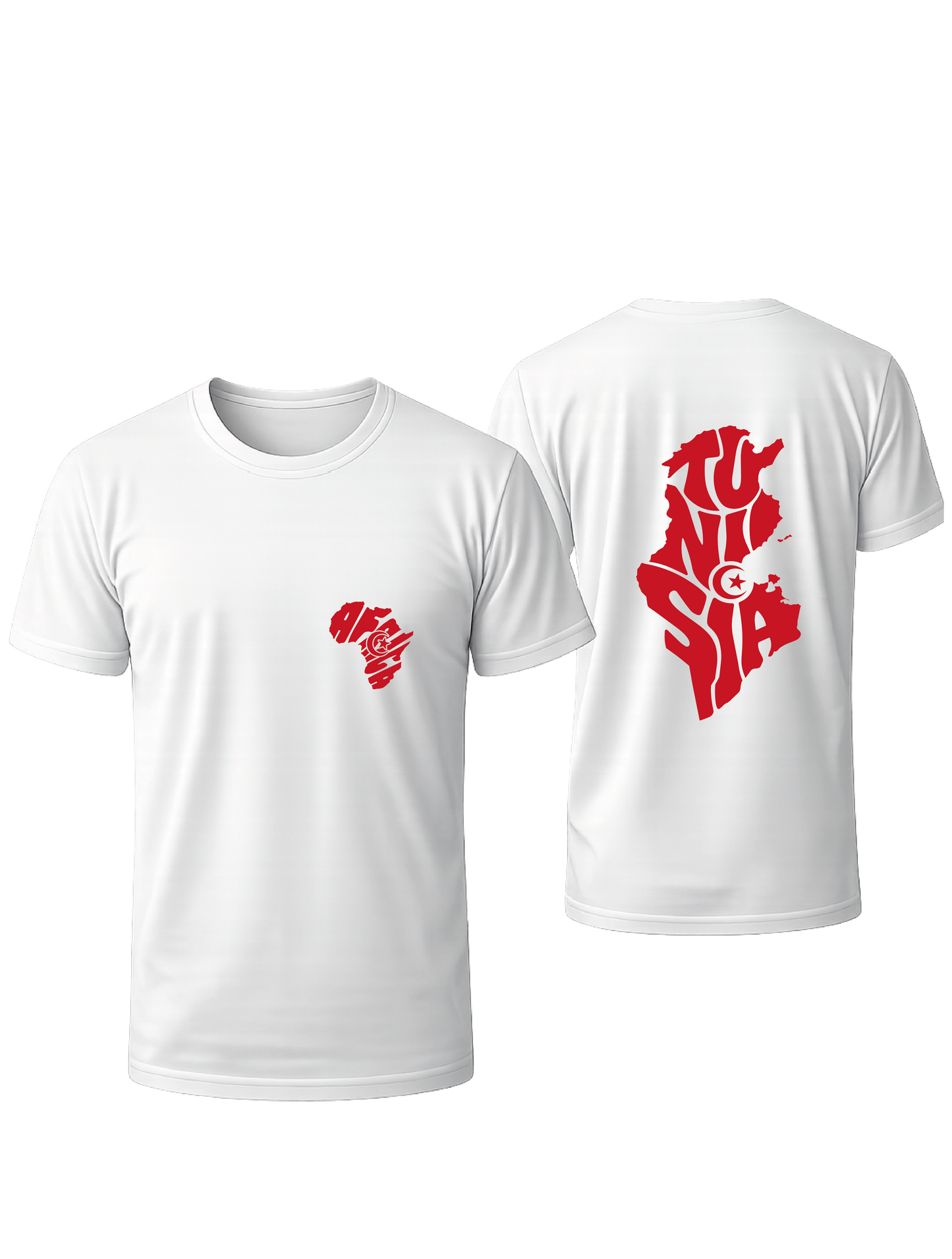 T-SHIRT BLANC OVERSIZE TUNISIE  #AFRICA