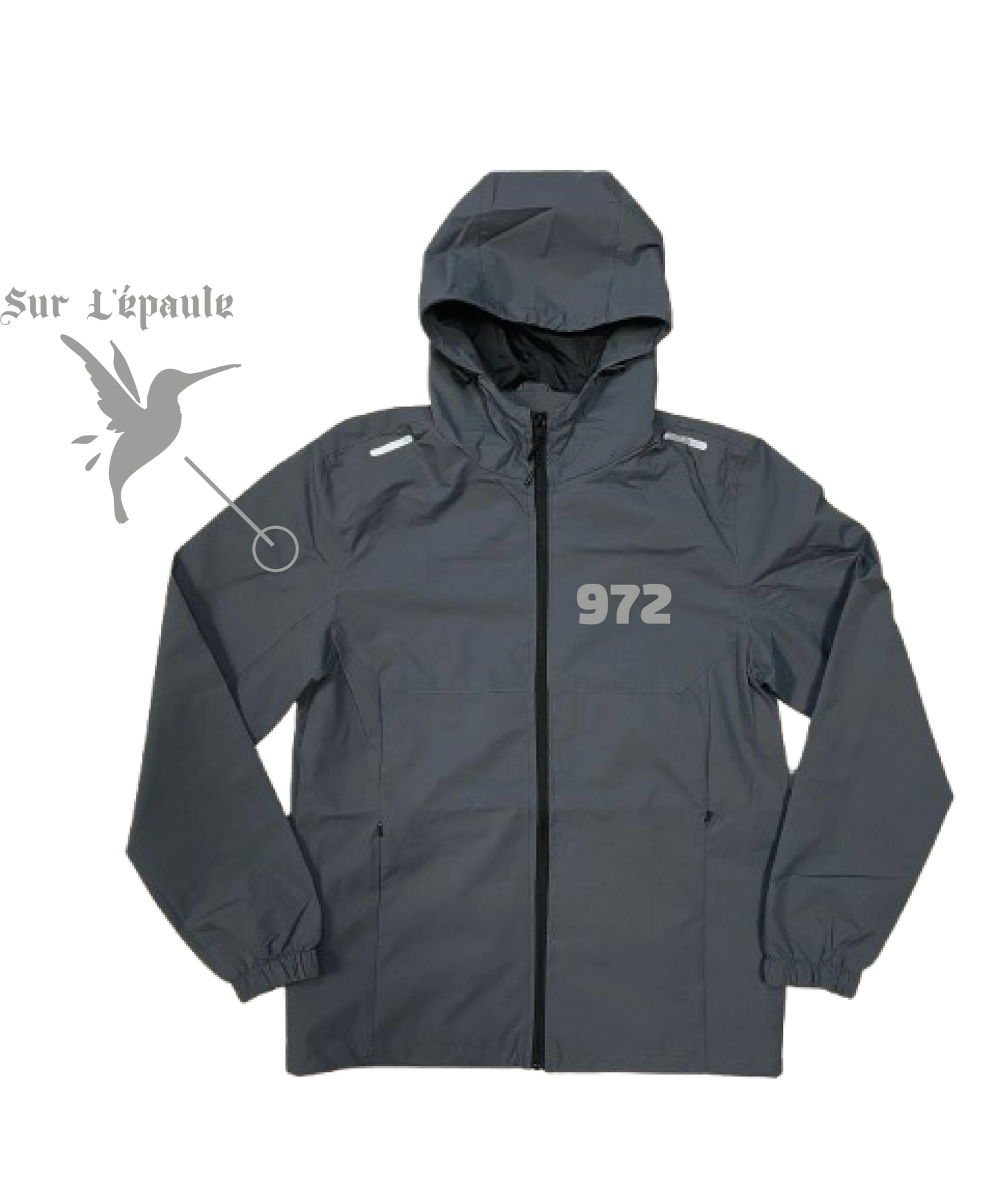 Veste Gris Nardo Martinique + 1 PERSO