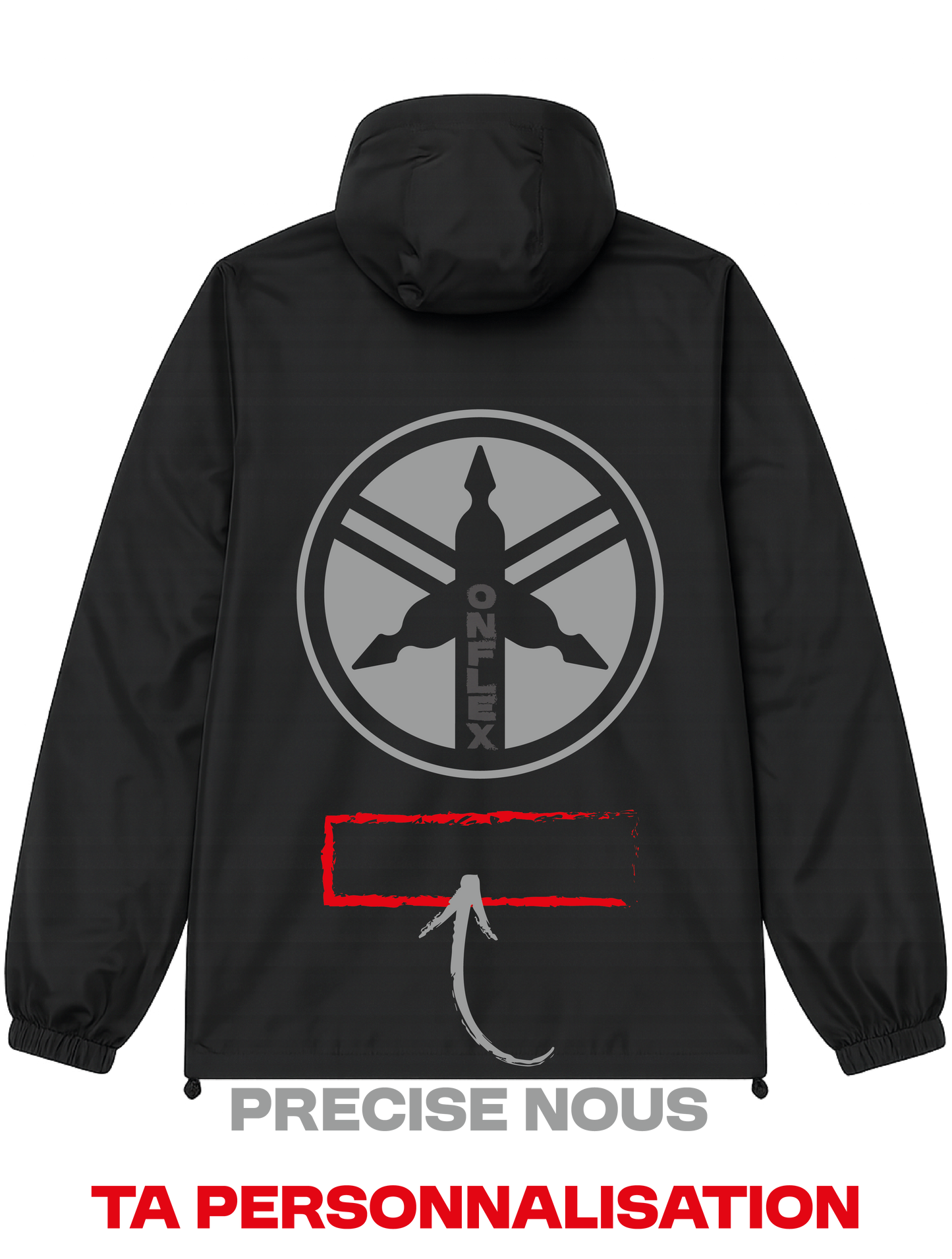 Veste Noir Réfléchissante YAM' x Araï + TES PERSO