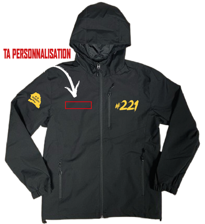 Veste Noir Sénégal #OR Réfléchissant✨ + Ta perso