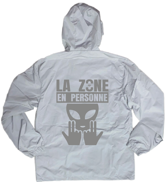 Veste Grise La Zone En Personne réfléchissante + 1 perso 👽