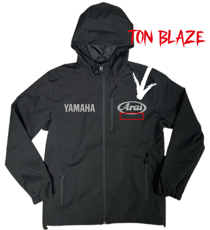 Veste Noire Yamaha X Ton Département + 3 PERSO 🔥