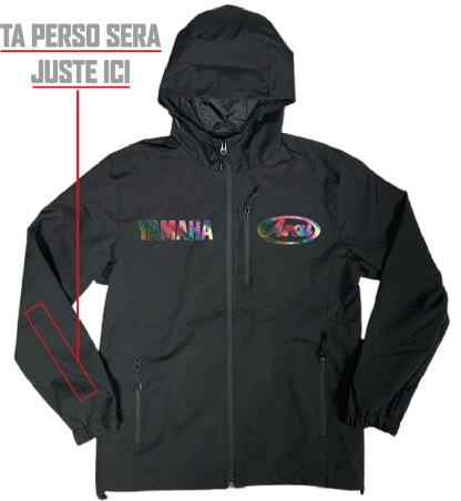 Veste Noire YAMAHA REFLEX + 1 PERSO 🌟