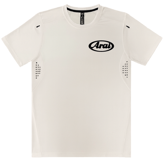 Maillot Blanc ARAI Réfléchissant 🏷️FLEX PROMO 🏷️