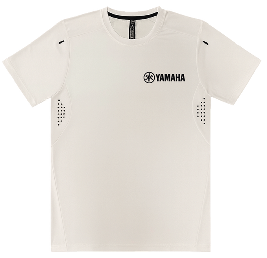 Maillot Blanc Yamaha Réfléchissant 🏷️FLEX PROMO 🏷️